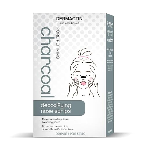 Dermactin Pore Refining Charcoal Nose Strips 6-Count Beauty & Personal Care Dermactin