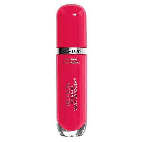 Revlon Ultra HD Vinyl Lip Polish, Liquid Lipstick, Fearless Who?, Fuchsia Gloss Beauty & Personal Care REVLON