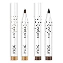 KYDA 2 Colors Freckle Pen,Natural Lifelike Freckle Makeup, Waterproof Longlasting Soft Dot Sopt Pen, Sunkissed Makeup-Dark Brown&Light Brown Beauty & Personal Care KYDA