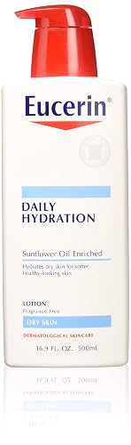 Eucerin Daily Hydration Moisturizing Lotion, Fragrance Free 16.9 oz (Pack of 2) Beauty & Personal Care Eucerin