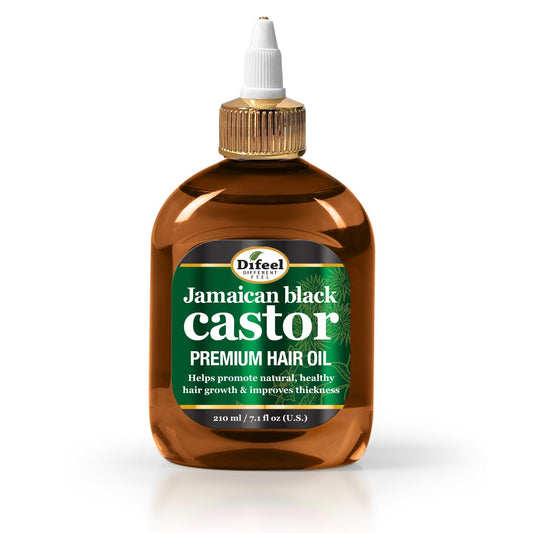 Difeel Jamaican Black Castor Premium Hair Oil 7.1 oz. - Thickening Jamaican Black Castor Oil for Hair Growth Beauty & Personal Care Difeel