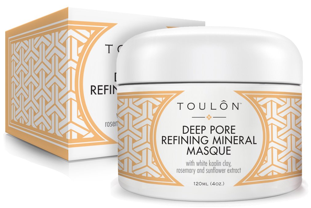 TOULON Kaolin Clay Mask for Face with White Kaolin Mineral Clay. Soft Pure Healing Mask with Minerals to Reduce Wrinkles and Blackheads & Detox Skin Beauty & Personal Care TOULON