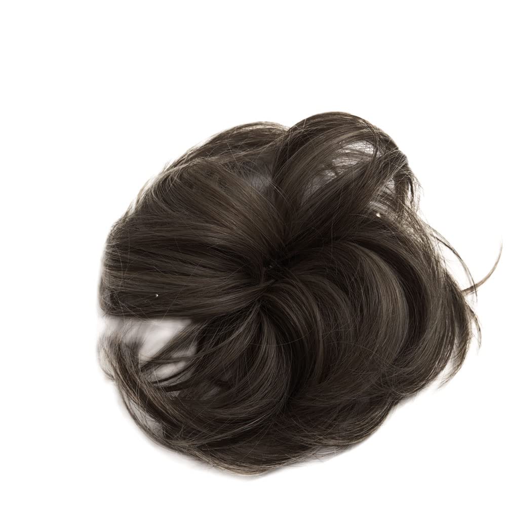 HairDo Modern Chignon Color R2 EBONY Extensions Claw Clip Loose Hair Bun Tru2Life Heat Friendly Synthetic Soft Waves Hairpiece