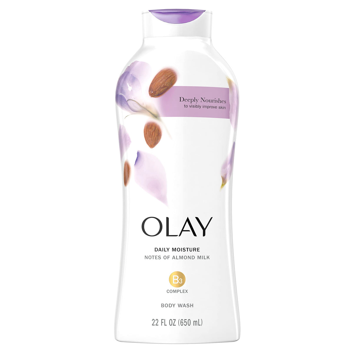 Olay Daily Moisture Body Wash with Almond Milk, 22 fl oz Beauty & Personal Care Olay