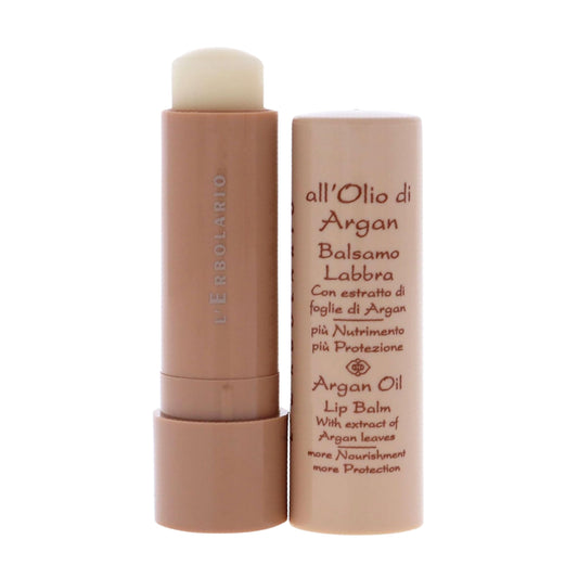 L'Erbolario Argan Oil Lip Balm - Nourishing and Anti-Aging Lip Moisturizer with Argan Leaf Extract and Shea Butter - Hydrates and Smooths - 0.15 oz Beauty and Personal Care L'Erbolario
