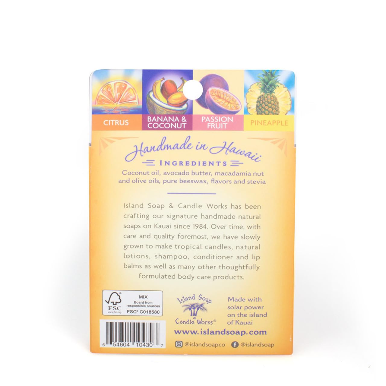 Island Soap & Candle Works Lip Balm (Tins) Beauty & Personal Care Island Soap & Candle Works
