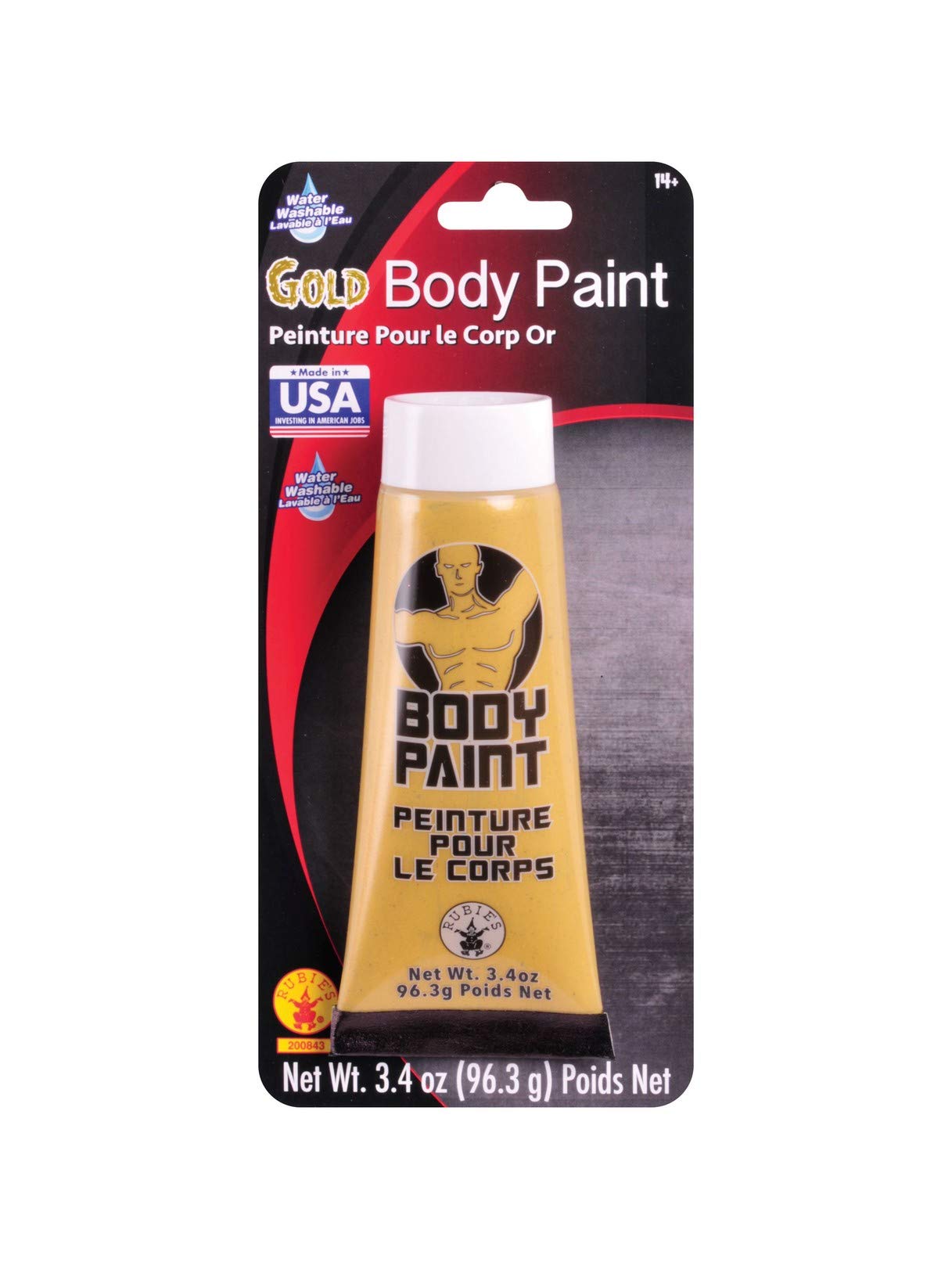 Rubie's Gold Body Paint Makeup Beauty & Personal Care Rubies