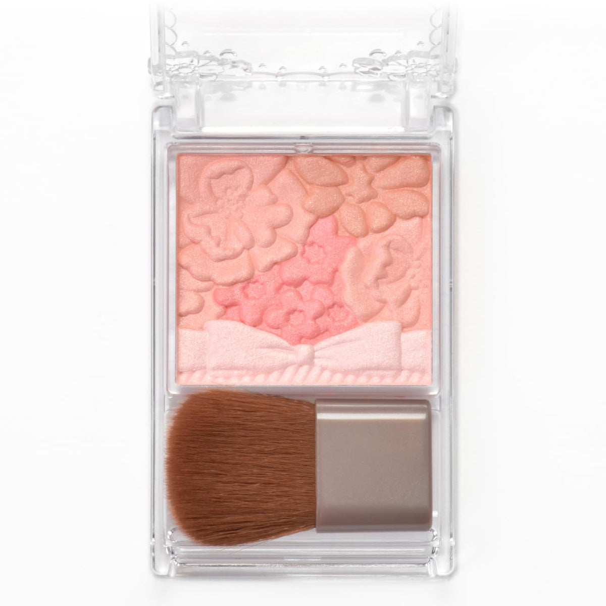 CANMAKE - Glow Fleur Cheeks - Long-Lasting Light Natural Blending Gentle Pearl Radiance - 0.20oz (5.7g) (01 Peach Fleur)