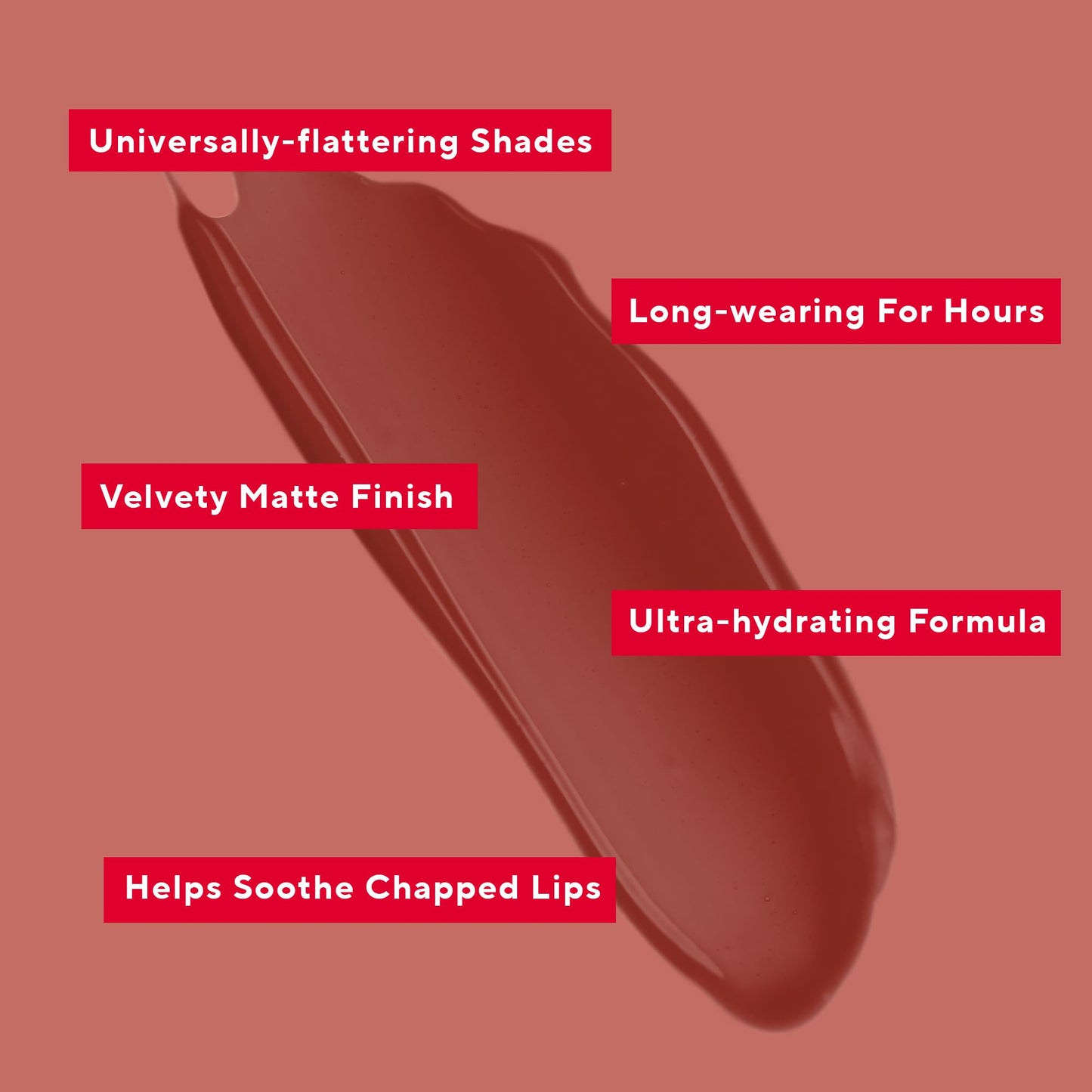 Mirabella Luxe Advanced Formula Matte Lip Gloss, Richly Pigmented Long-Wear and Full-Coverage Liquid Lipstick, Matte Lipstick for Women Stays Put Beauty & Personal Care Mirabella