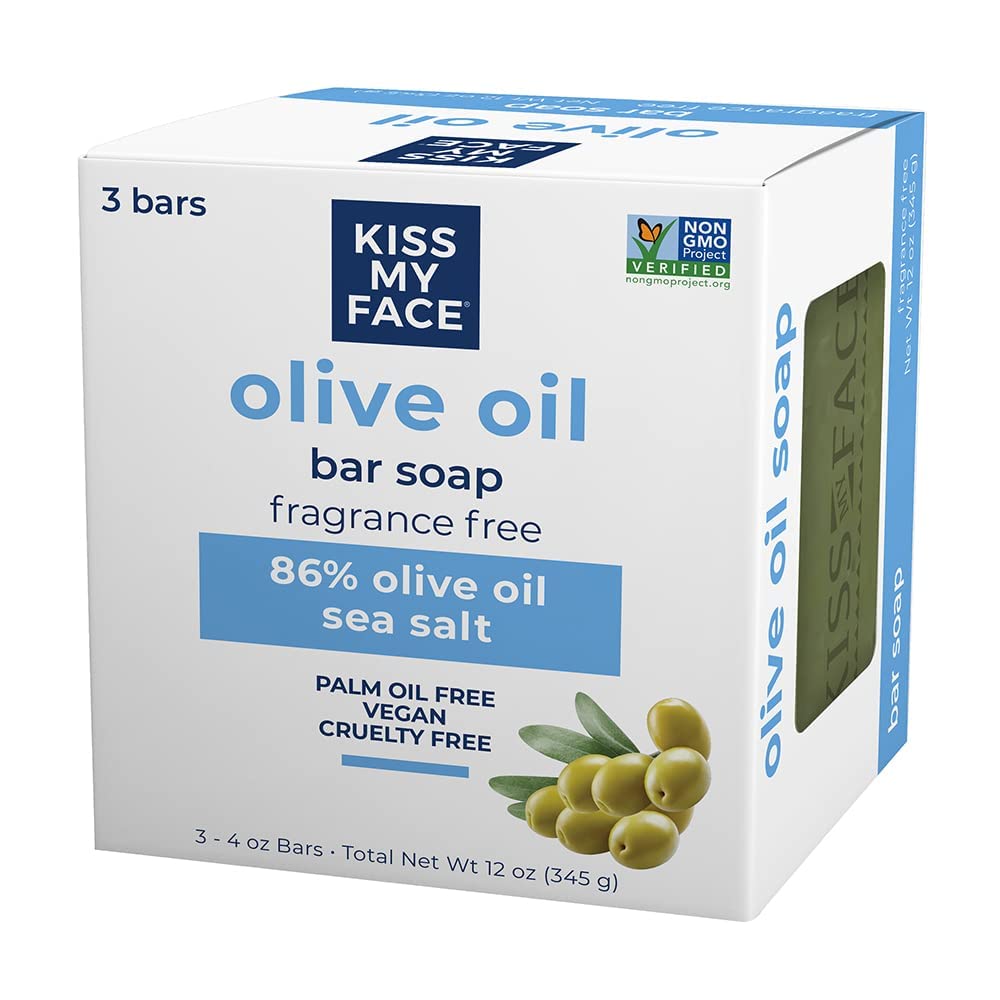 Kiss My Face Soap Bar 3pk Pure Olvo, 4 Ounce Beauty & Personal Care Kiss My Face