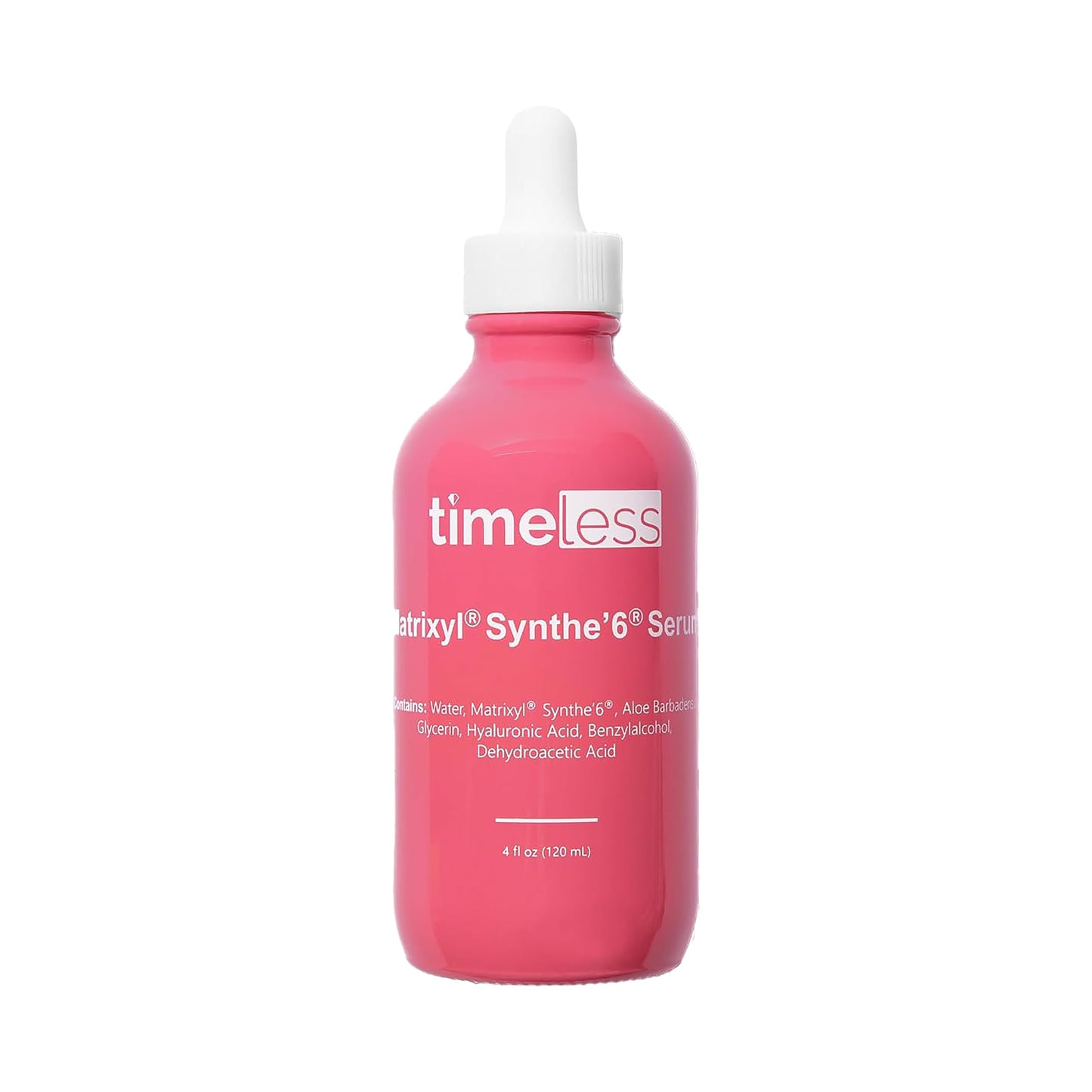 Timeless Skin Care Matrixyl Synthe’6 Serum - Face Serum for Skin Care - with Hyaluronic Acid for Hydration - 4 oz Beauty & Personal Care Timeless Skin Care