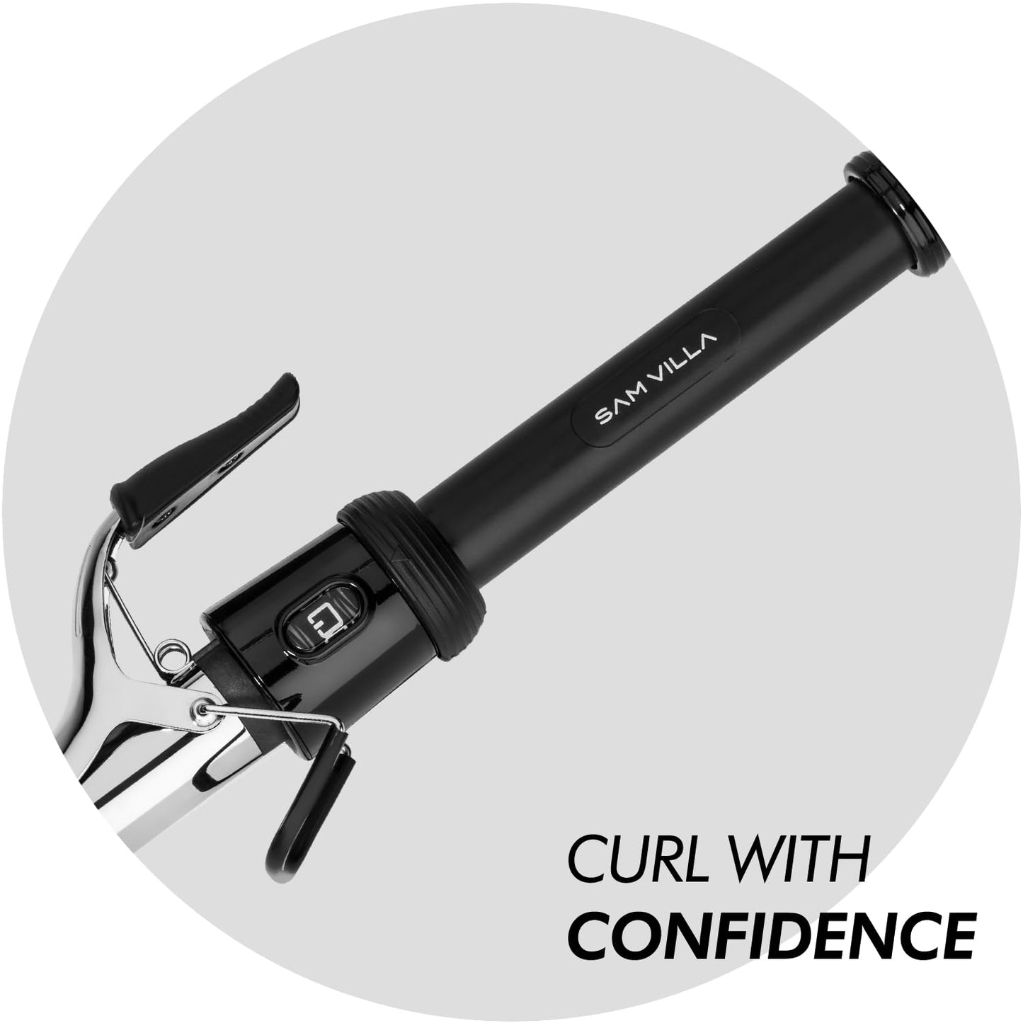 Sam Villa Signature Series Professional 1'' Hair Curling Iron With Extended Barrel Beauty & Personal Care Sam Villa