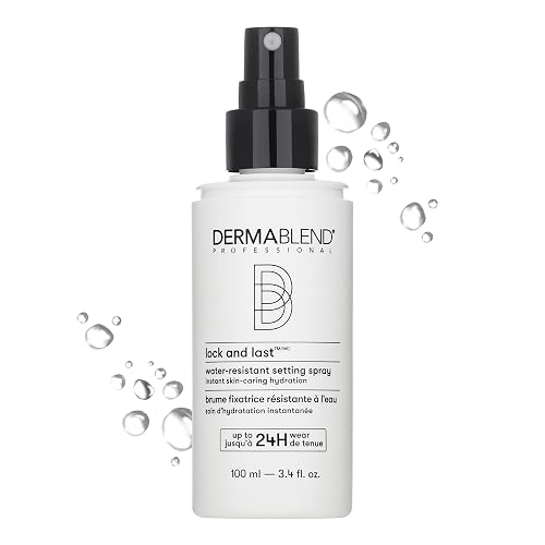 Dermablend Lock and Last Water-Resistant Setting Spray, Finishing Spray for Makeup with Lightweight Natural Finish, Spray with Witch Hazel Beauty & Personal Care Dermablend