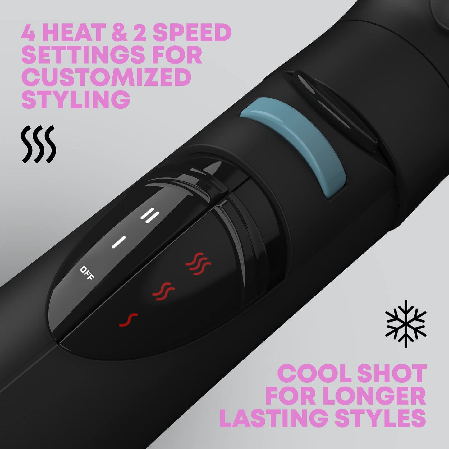 Revamp Progloss Airstyle 6-in-1 Hot Air Multi Styler - Hair Dryer Brush for Wet or Dry Hair Styling - Ceramic Barrel Infused with Progloss Oils Beauty & Personal Care REVAMP