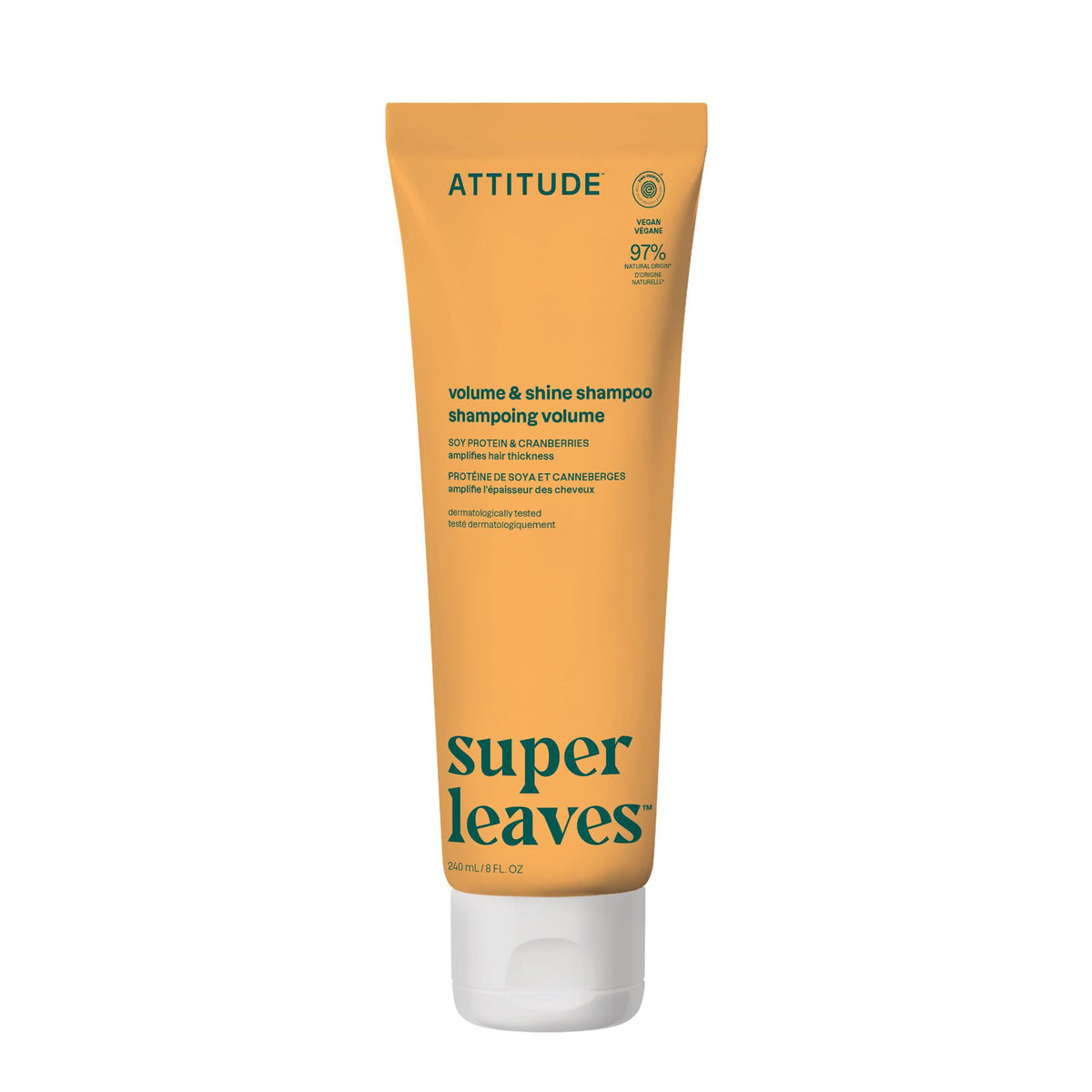 ATTITUDE Volumizing Shampoo for Fine, Thin Hair, EWG Verified, 16 Fl Oz