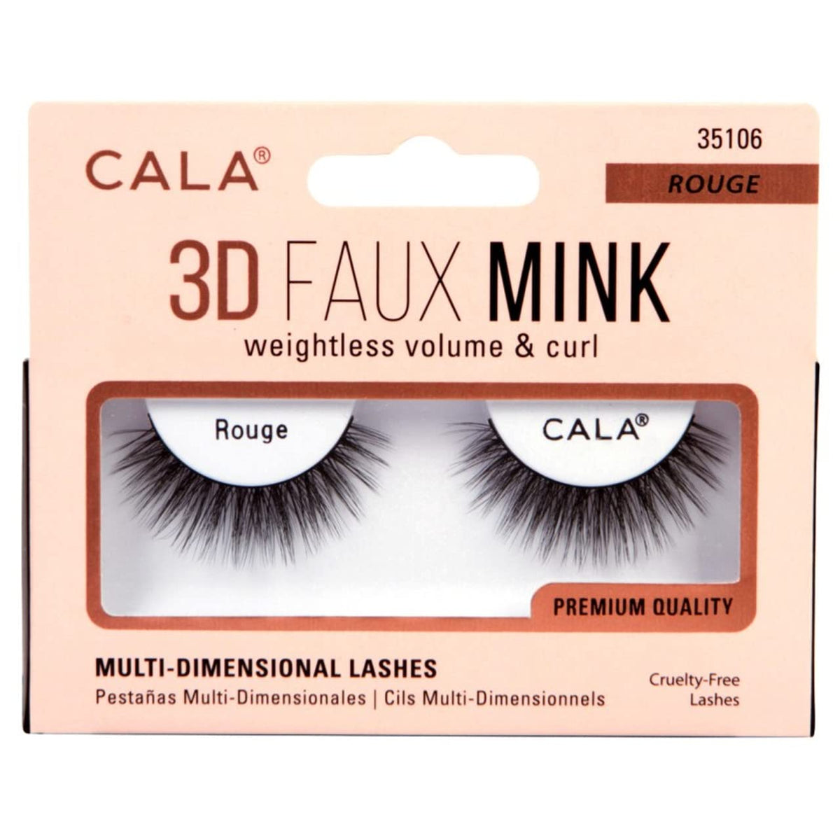Cala 3D Faux Mink Lash Beauty & Personal Care Cala