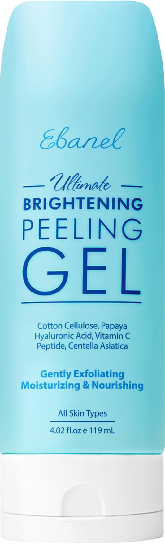 Ebanel Exfoliating Face Scrub Peeling Gel – Brightening & Moisturizing Facial Cleanser with Centella, Hyaluronic Acid, Vitamin C & E Beauty & Personal Care Ebanel
