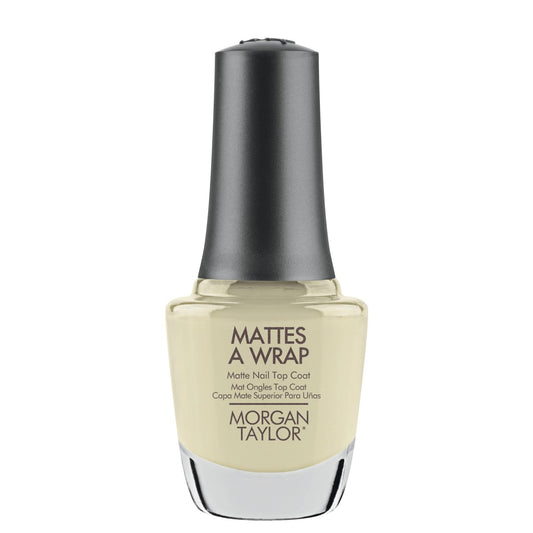 Morgan Taylor Mattes A Wrap Matte Nail Top Coat Lacquer Polish, 0.5 oz