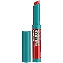 Maybelline Green Edition Balmy Lip Blush, Formulated With Mango Oil, Bonfire, Blue Red, 1 Count Beauty & Personal Care MAYBELLINE