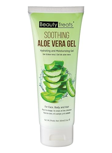 Soothing Aloe Vera Gel for Face, Body, Hair 3.5 OZ Beauty & Personal Care Beauty Treats