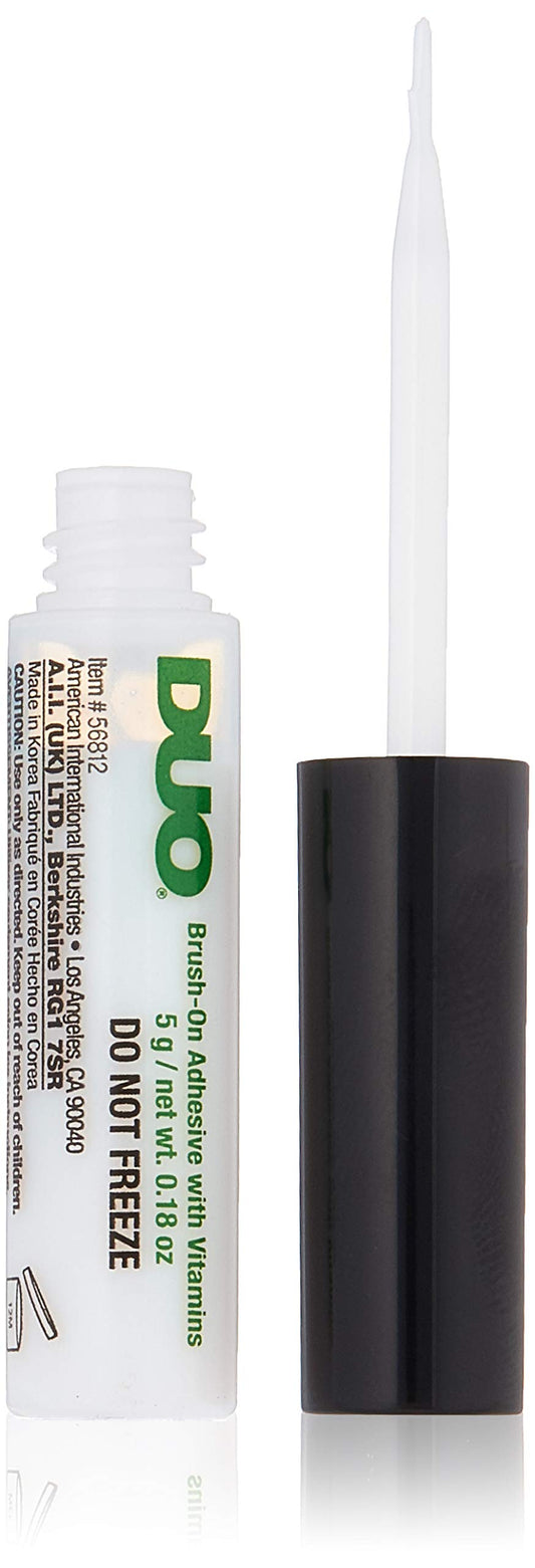 Duo Brush-On Striplash Adhesive White/Clear, 0.18 Ounce (Pack of 2) Beauty & Personal Care Duo
