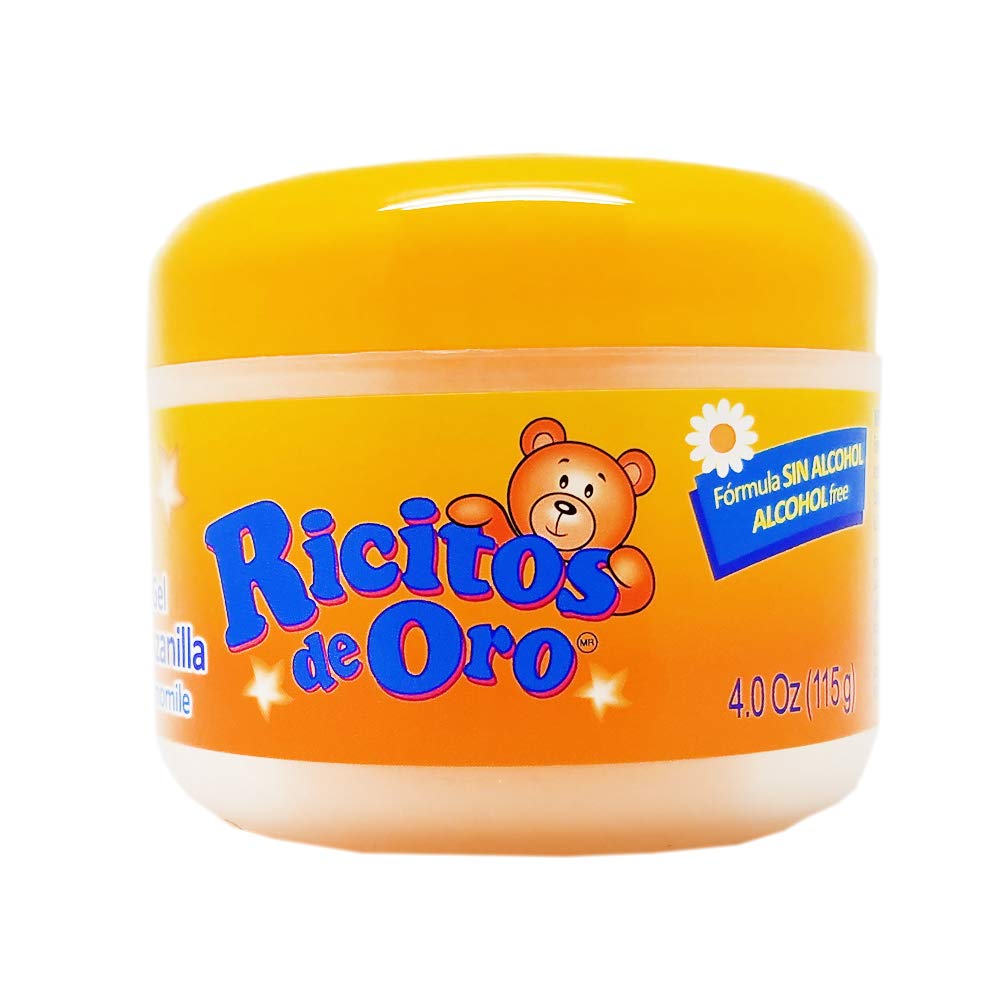 Ricitos de Oro Chamomile Hair Gel -Preserves Natural Color, Non-Greasy, Alcohol Free, Hypoallergenic, Tear-Free, Gentle Daily Use - Baby, Kids Hair Beauty & Personal Care Ricitos de Oro