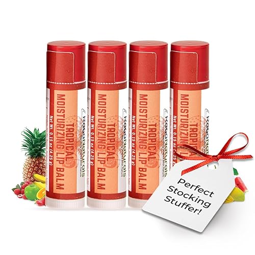 RaGaNaturals All Natural Tropical Moisturizing Lip Balm, Nourishing Lip Care For All Day Hydration, 100% Natural, Handmade with Love in USA Beauty & Personal Care RaGaNaturals
