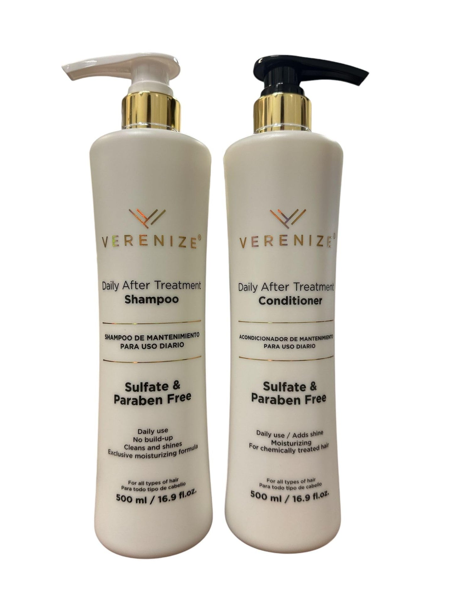 Verenize Sulfate free Shampoo and Conditioner (Set), 1.06 Pound (Pack of 2), White Beauty & Personal Care VERENIZE