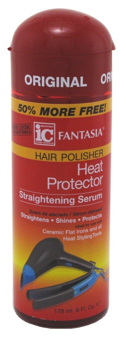 Fantasia Serum 6 Ounce Heat Protector Straightening (177ml) (3 Pack) Beauty & Personal Care Fantasia
