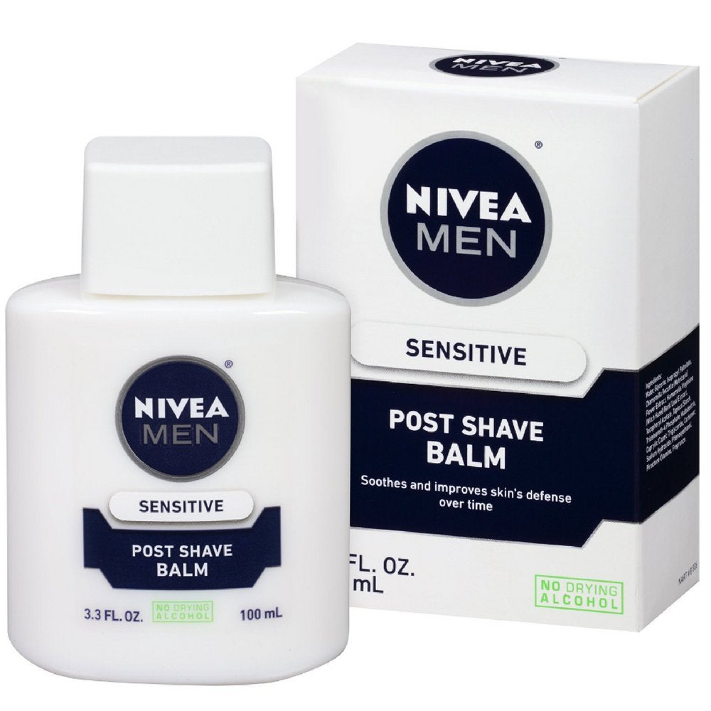 NIVEA FOR MEN Sensitive Post Shave Balm 3.30 oz (Pack of 7) Beauty and Personal Care NIVEA MEN