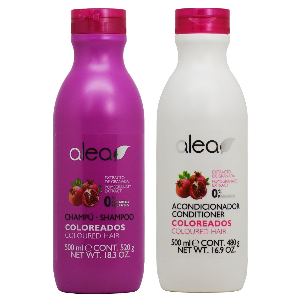 Alea Coloreados Coloured Hair Pomegranate Extract Shampoo + Conditioner"Set" Beauty & Personal Care Alea Cosmetics