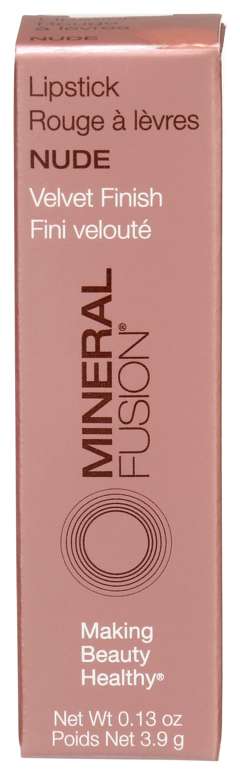 Velvet Finish Lipstick - Nude by Mineral Fusion for Women - 0.13 oz Lipstick Beauty & Personal Care Mineral Fusion