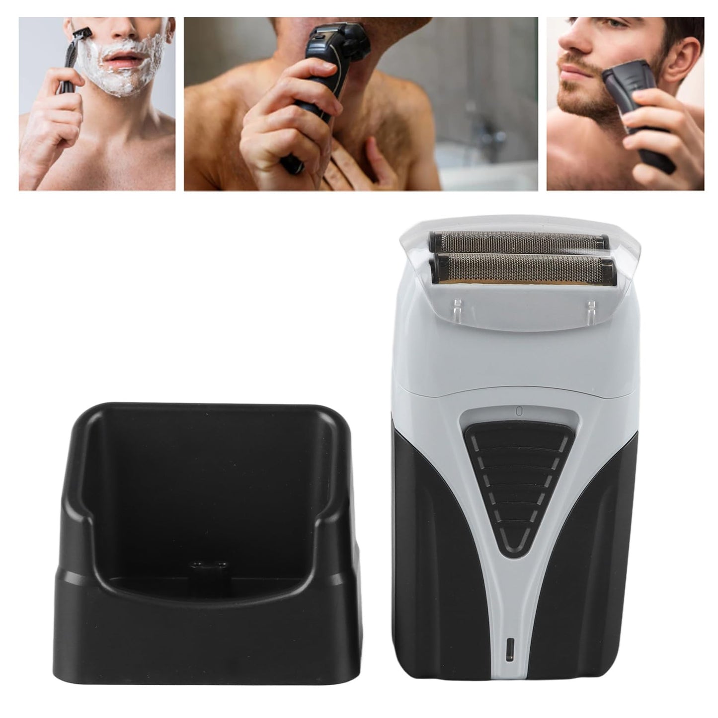 Men Reciprocating Electric Reciprocating Cordless Precision Beard Trimmer, Electric for Travel Case Beauty and Personal Care Brrnoo