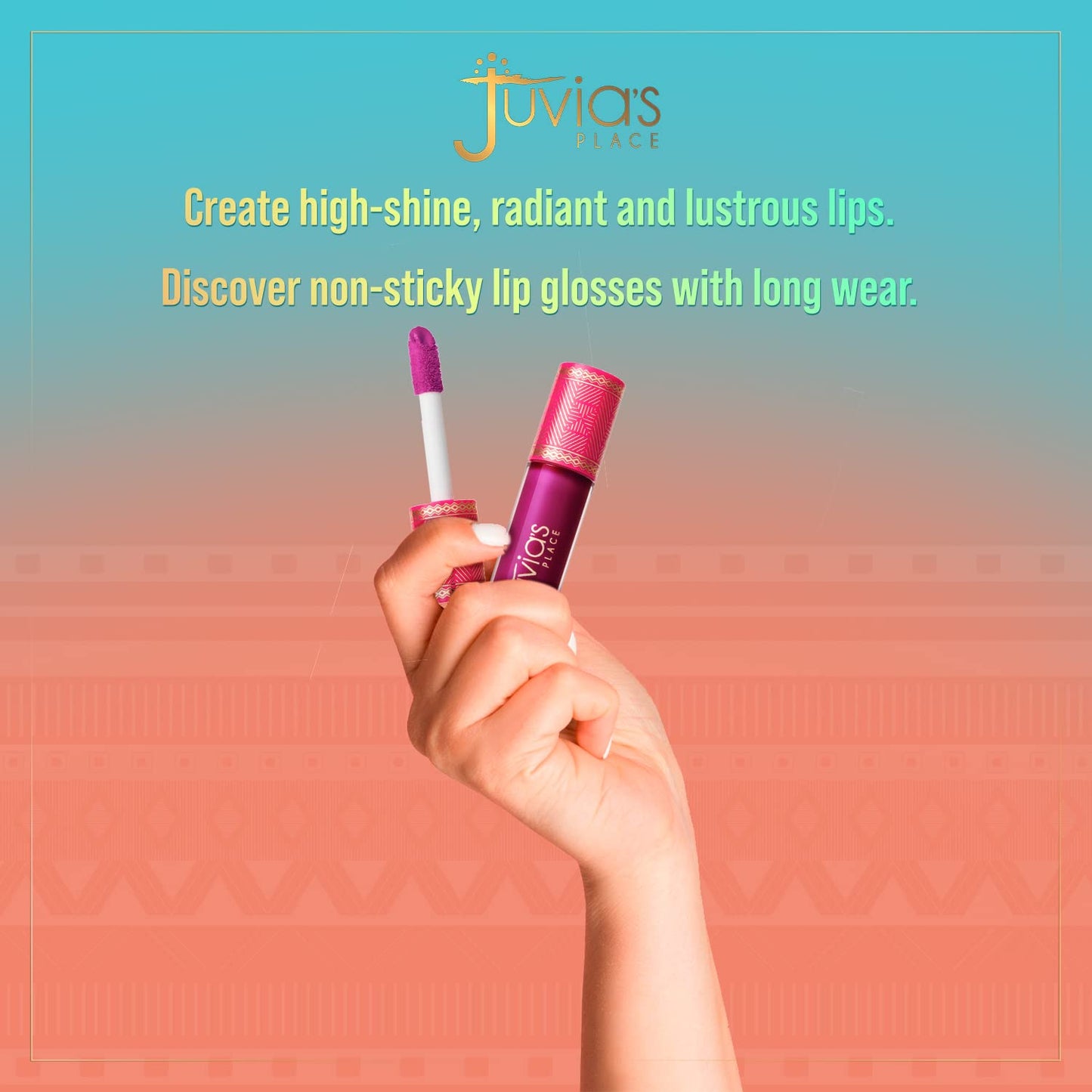 Juvia's Place Lip Gloss Reflect Shes Royal, Cool-Toned Berry, Long Lasting Hydrating The Reds & Berries 16 oz, Beauty & Personal Care Juvia's Place