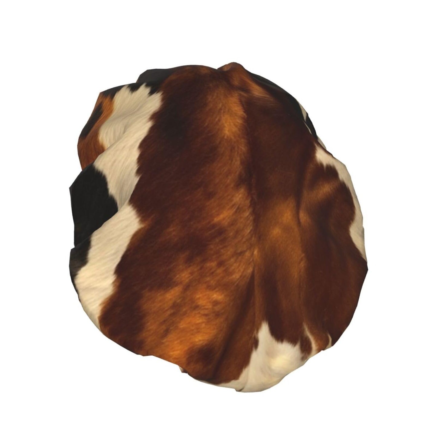 Abstract Cow Skin Shower Cap For Women Reusable Double Layers Bathing Bath Cap Hair Caps Waterproof Elastic Band Ladies Spa Salon Shower Hat Hair Caps Beauty and Personal Care GDSHJKLW