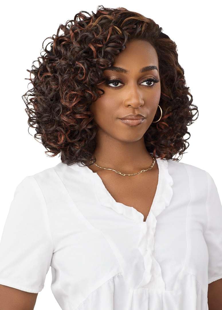 Outre Quick Weave Synthetic Half Wig - Astoria (DRST GINGER BROWNIE)