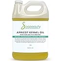 Soapeauty Apricot Kernel Oil Cold Pressed 100% Pure Natural Apricot Oil for Skin, Face, Hair Carrier for Essential Oils, Massage | 7 LBS Beauty & Personal Care Soapeauty