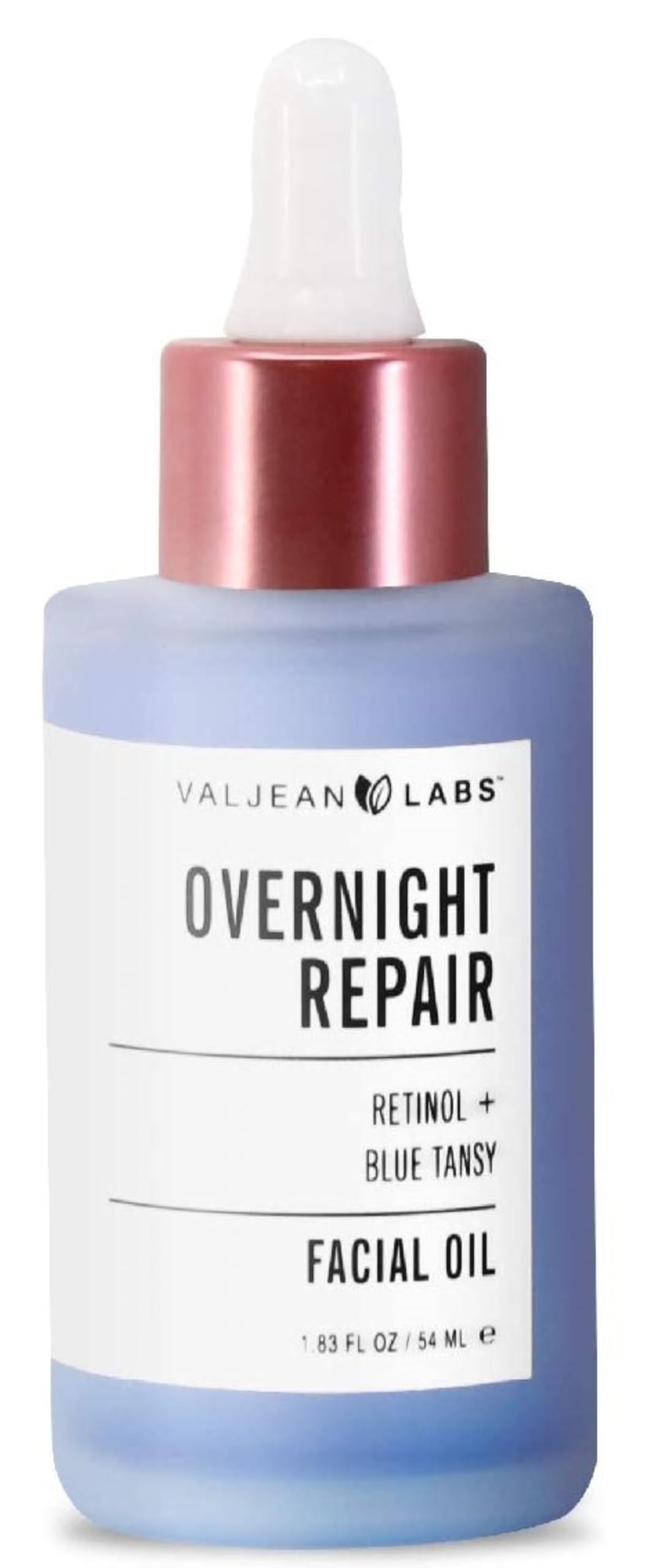VALJEAN LABS Overnight Repair Facial Oil | Retinol and Blue Tansy | Helps to Even Skintone, Calm and Soothe Redness | Cruelty Free, Vegan, Made in USA Beauty & Personal Care VALJEAN LABS