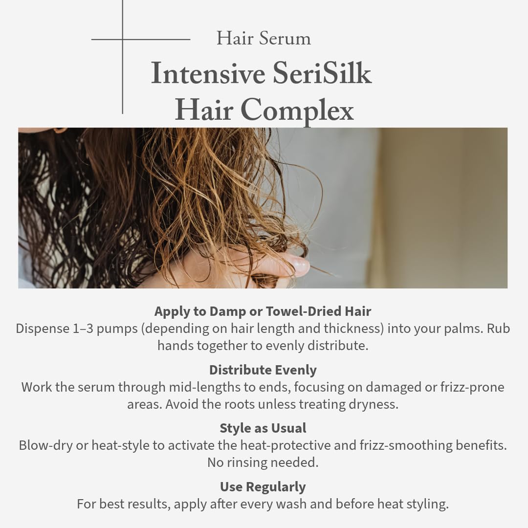 Intensive Serisilk Hair Complex Serum - Advanced Repair & Lasting Shine 3.38 fl oz Beauty & Personal Care Revital Elixir