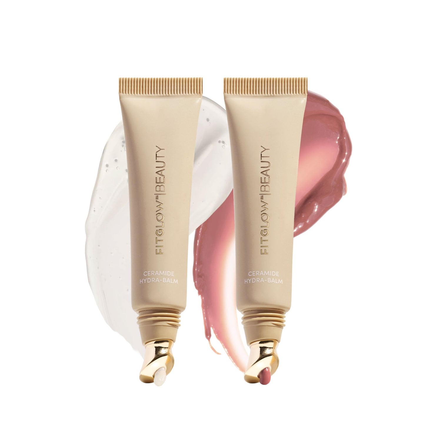 Fitglow Beauty Ceramide Hydra-Balm Duo - 2-Pack Lip & Skin Barrier Skincare with Ceramides + Plant Collagen - 24-Hour Hydration, Anti-Aging Repair Beauty and Personal Care FITGLOW