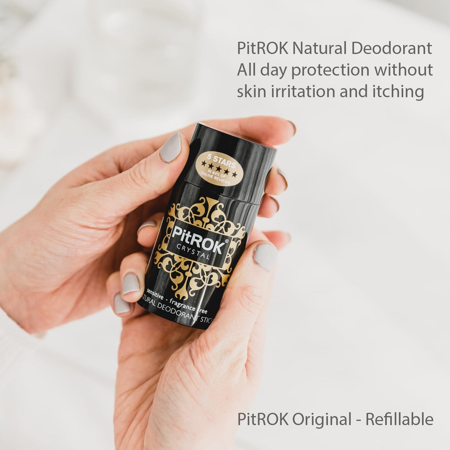 Pitrok Crystal - Natural Deodorant Stick - 100g Beauty and Personal Care PIT ROK