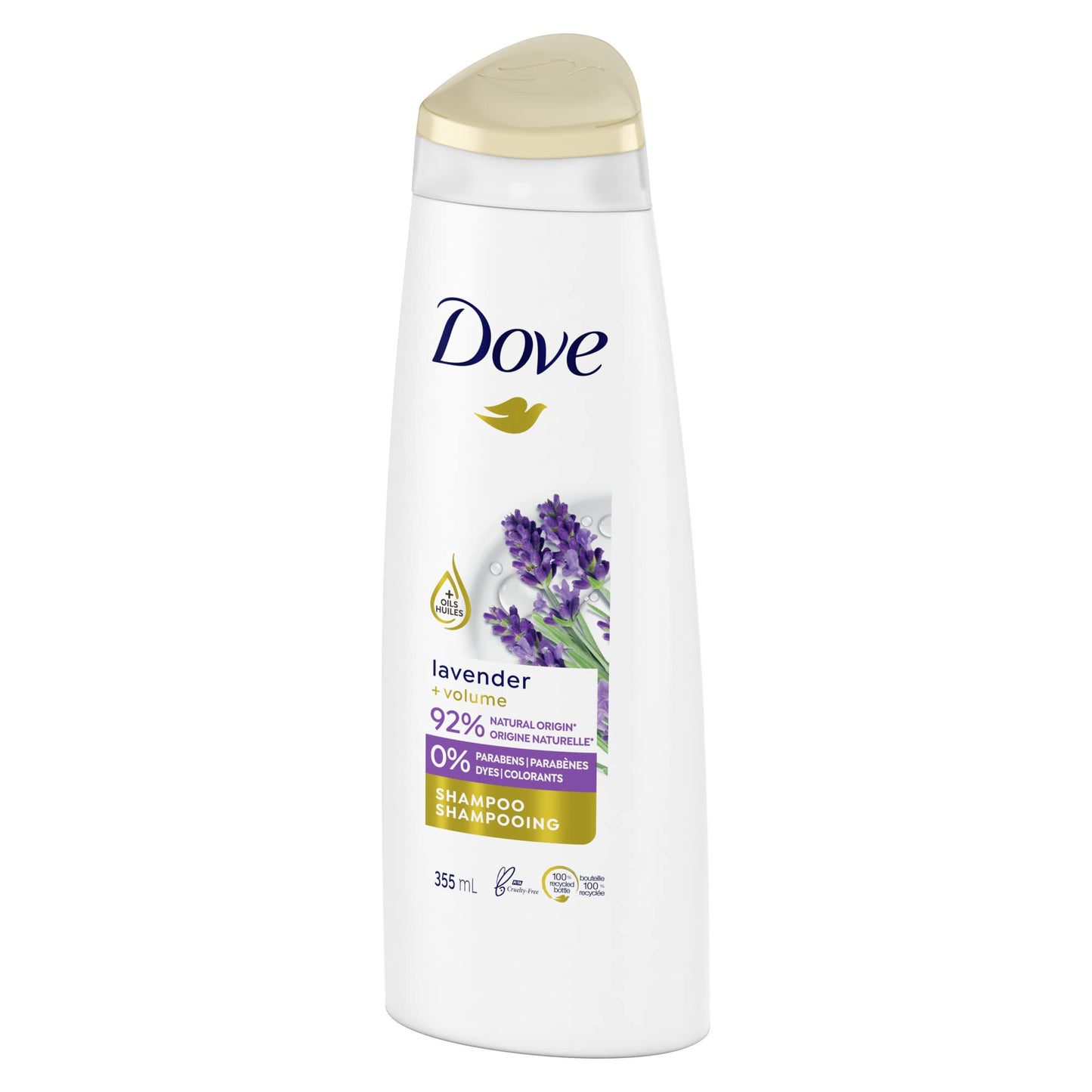 Dove Volume Shampoo for Thinning Hair Thickening Ritual Hair Shampoo with Lavender 12 oz Beauty & Personal Care Dove