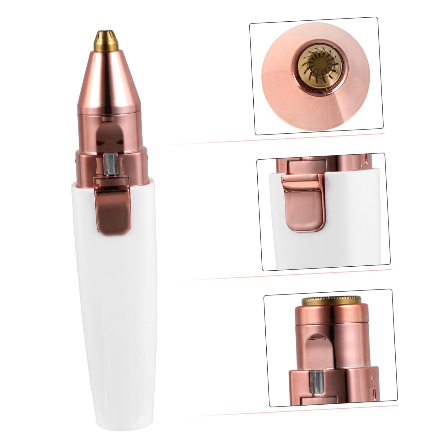 Safigle Electric Eyebrow Trimmer Facial Hair Remover for Women Eyebrow Razor Face Shaver Lipstick Shape Trimmer for Stray Brow Hair Lightweight Beauty and Personal Care SAFIGLE