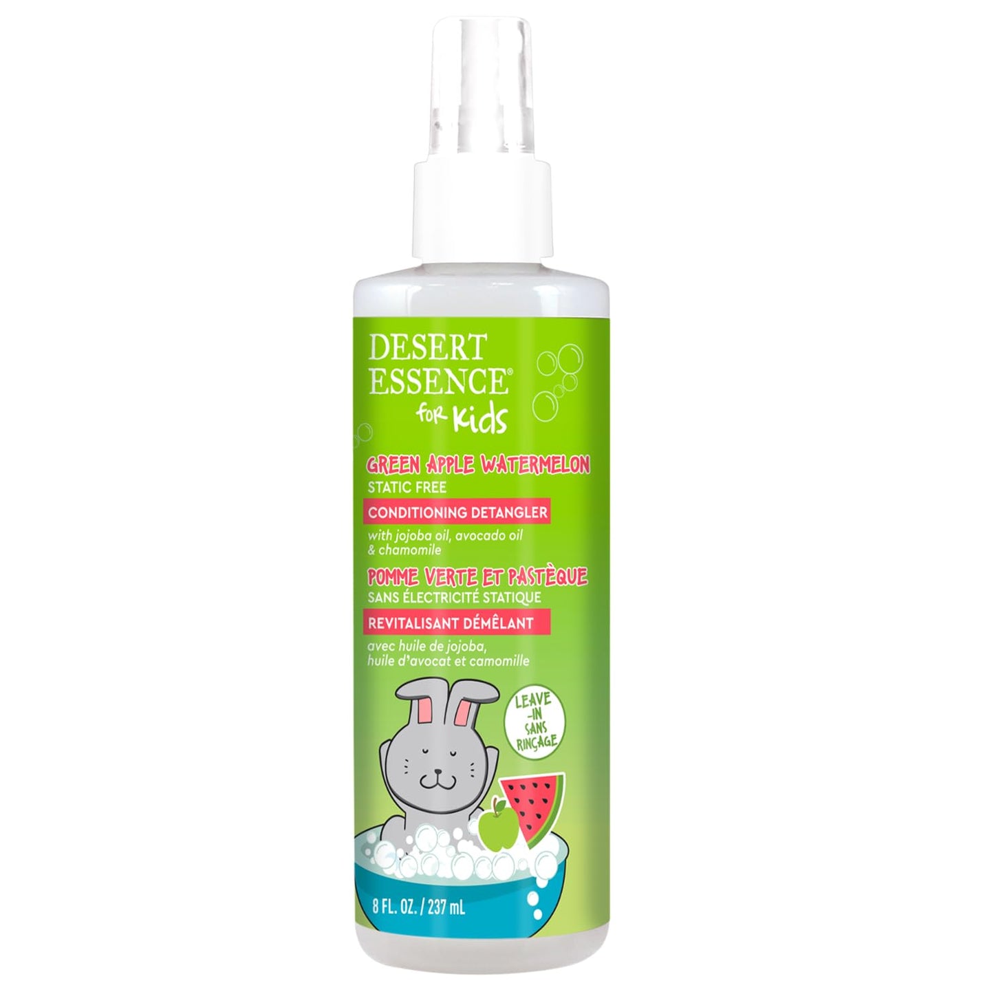 Desert Essence Kids Conditioing Detangler Spray 8.0 fl oz - Vegan, Gluten-Free. Cruelty-Free - Leaves hair smooth, shiny and easy to comb through Beauty & Personal Care Desert Essence