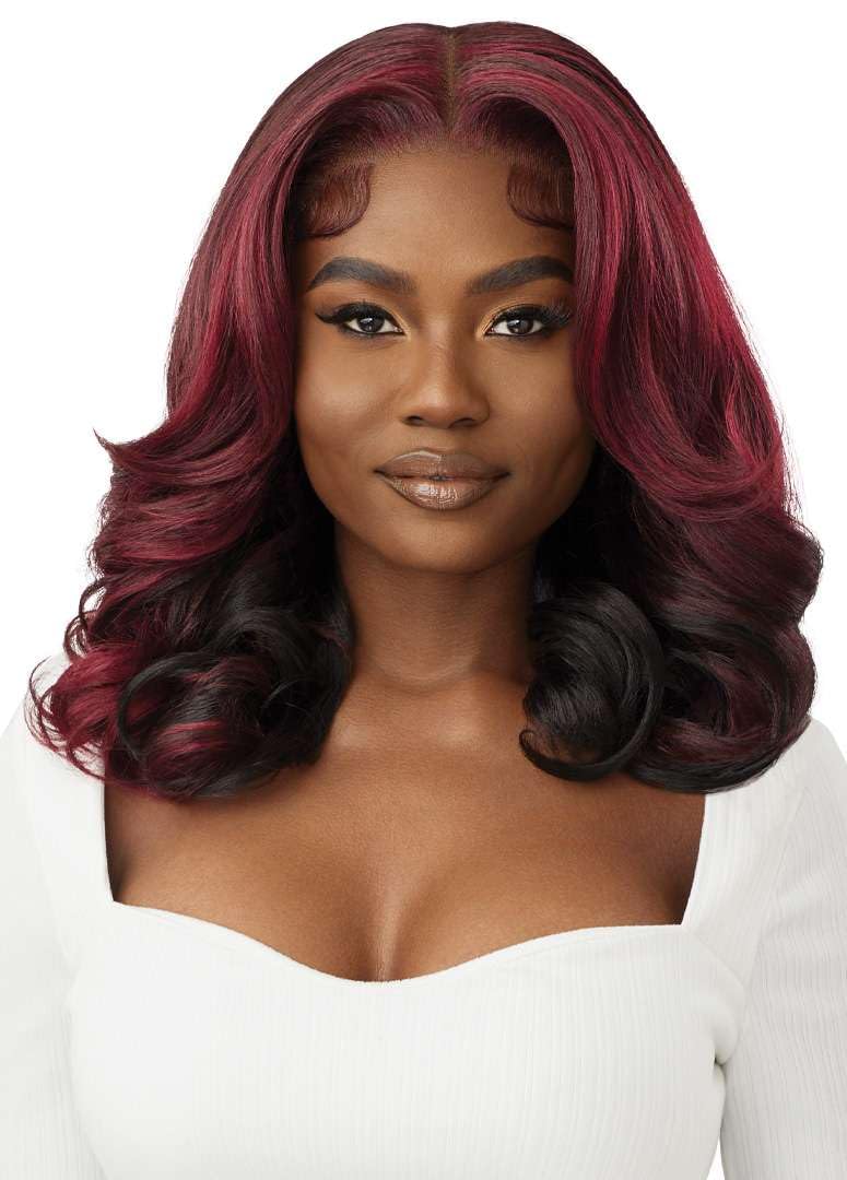 Outre Lace Front Wig - Perfect Hair Line 13X6 - ReevaWig (DRST SILVER NOIR)