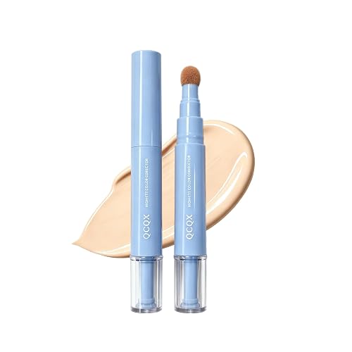 QCQX Dual-effect Concealer Pen & Foundation Eye Concealer - 24-Hour Long-LastingFull Coverage Matte Finish.Healthy Skin Glow Perfector Concealer Pen Beauty & Personal Care QCQX