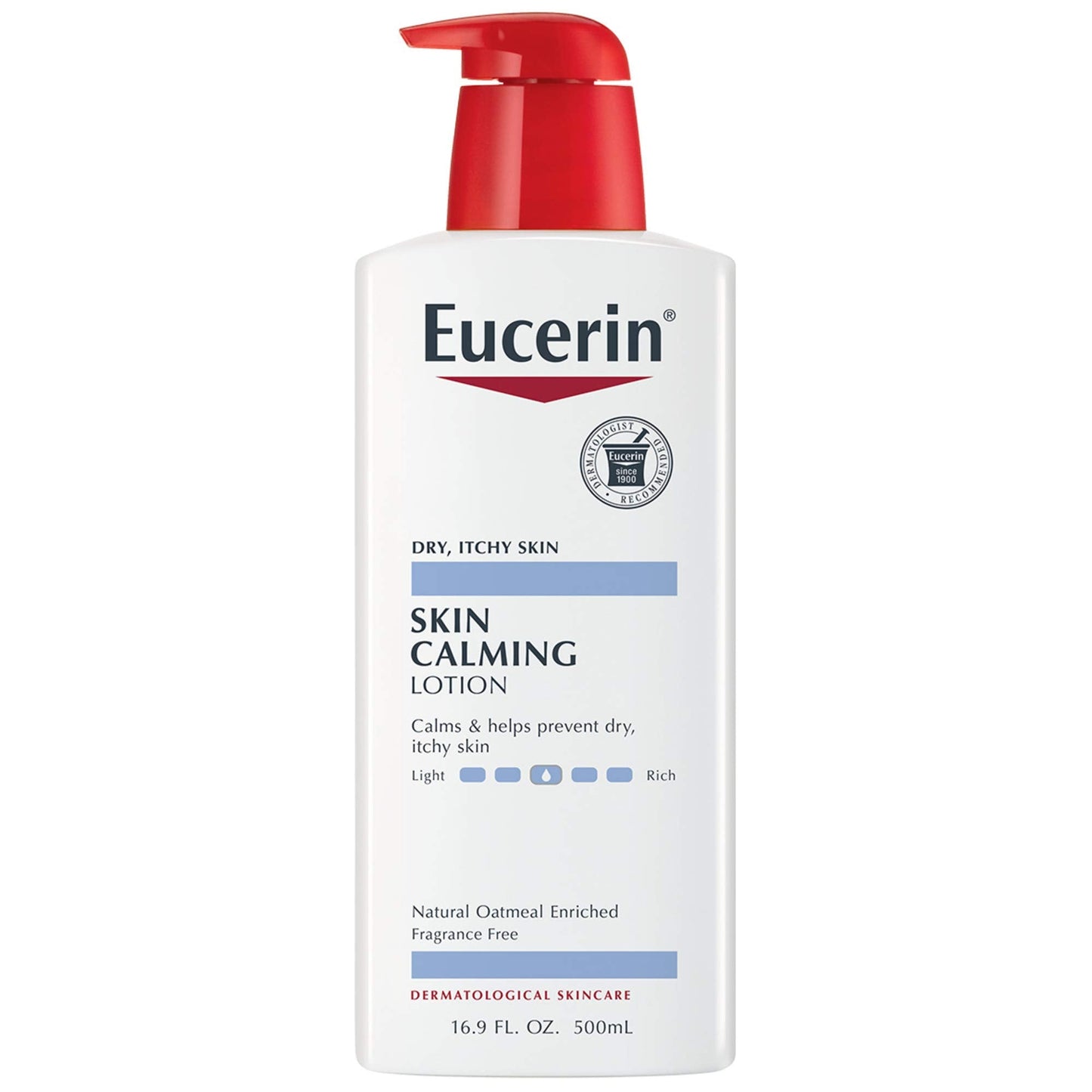 Eucerin Skin Calming Lotion - Full Body Lotion for Dry, Itchy Skin, Natural Oatmeal Enriched - 16.9 fl. oz Pump Bottle Beauty & Personal Care Eucerin