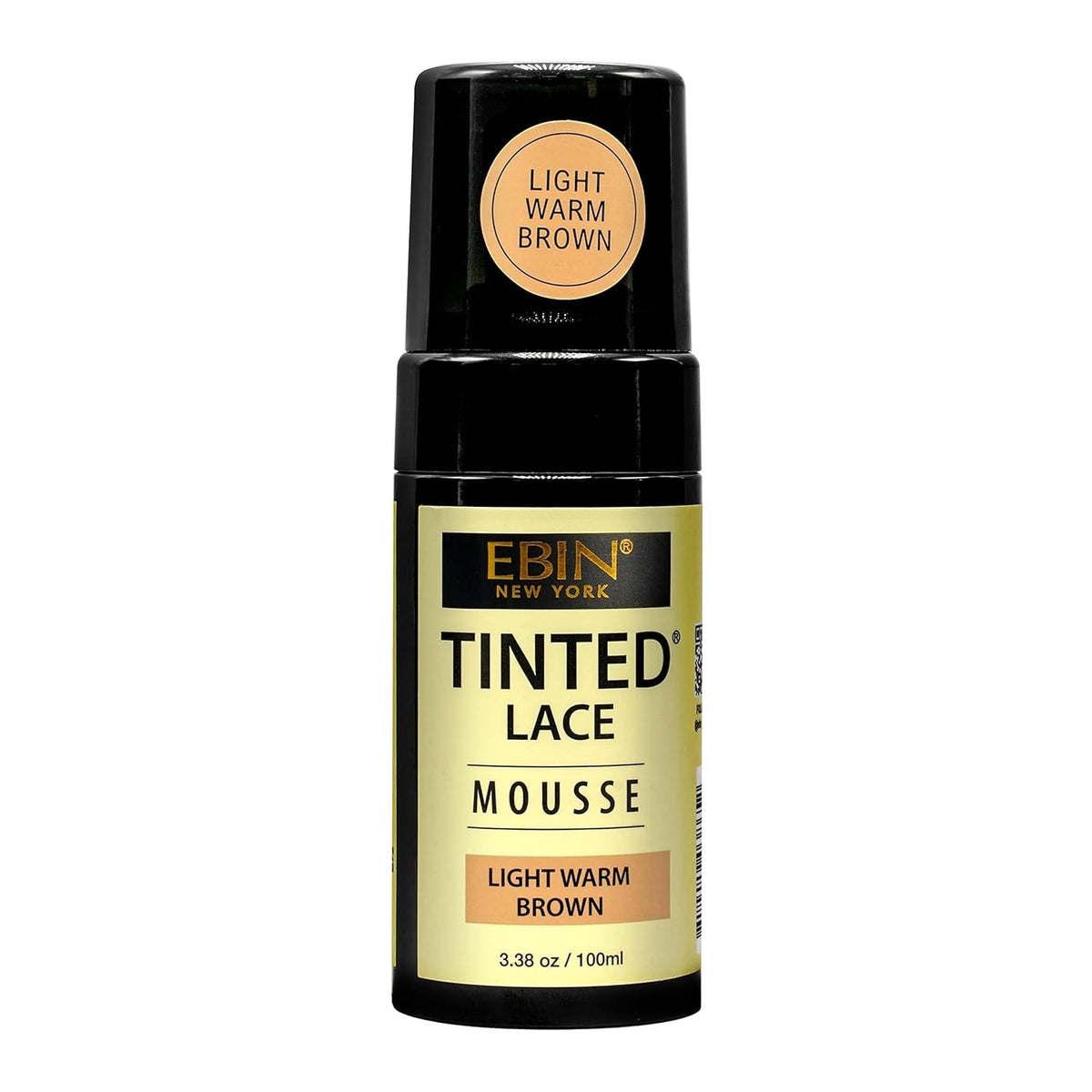 EBIN NEW YORK TINTED LACE MOUSSE - 3.38oz/ 100ml - Light Warm Brown Beauty & Personal Care EBIN NEW YORK