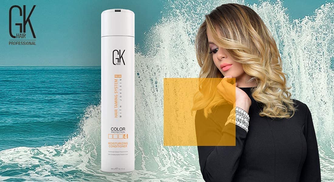 GK HAIR Global Keratin Moisturizing Conditioner and Silver Bombshell Purple Shampoo Set for Blonde & Gray Hair - Hydrating, Color-Protecting Formula Beauty & Personal Care GK HAIR