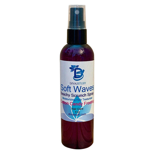 Soft Waves Beachy Scrunch Spray, Moisturizing Hair Texturizer, Cotton Candy, By Diva Stuff Beauty & Personal Care Diva Stuff